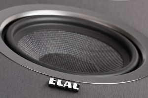 ELAC Debut Midbass: 5.25-inch woven aramid-fiber cone with oversized magnet and vented pole piece 
